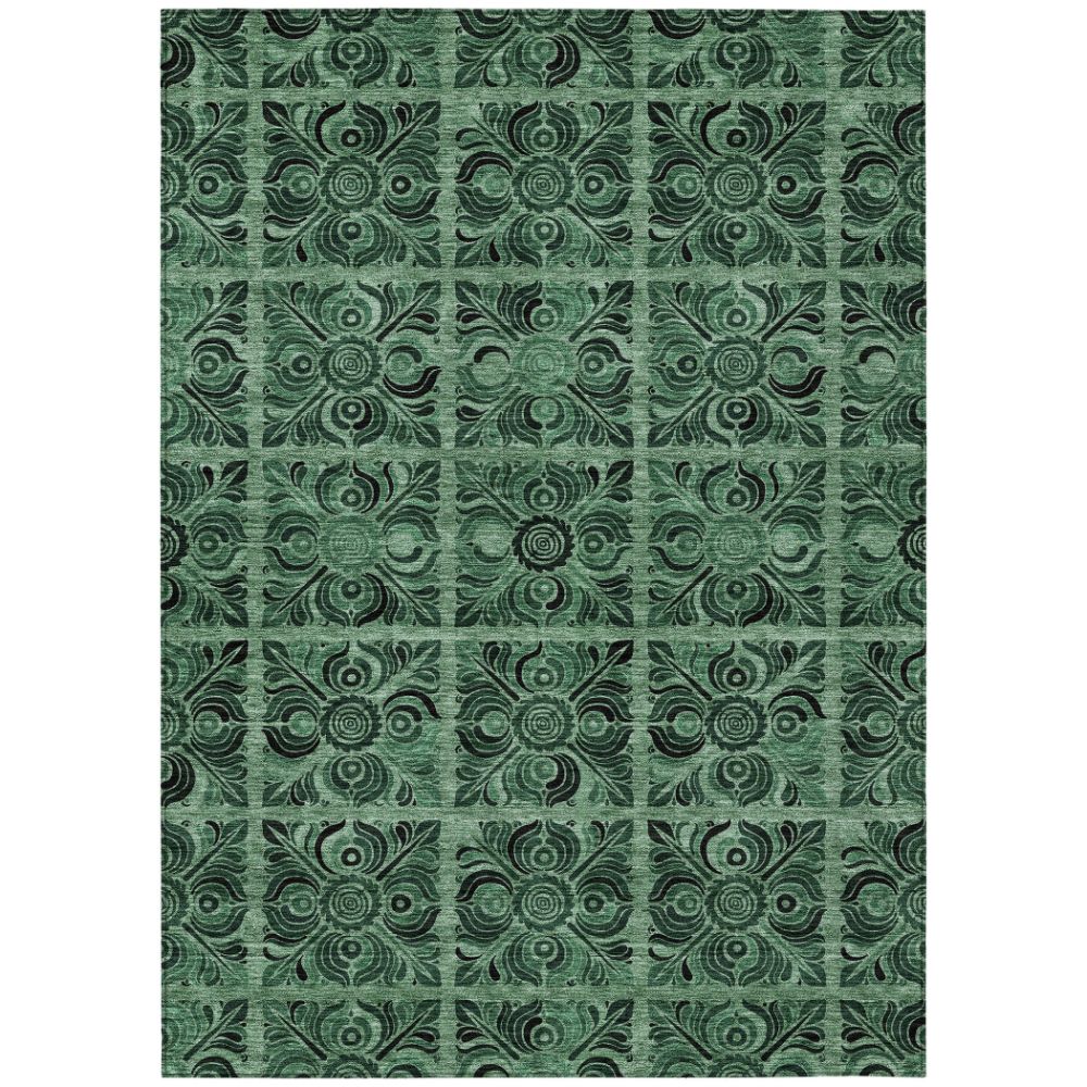 Dalyn Rugs ACN853 Machine Washable Indoor/Outdoor Chantille ACN853 Green 3