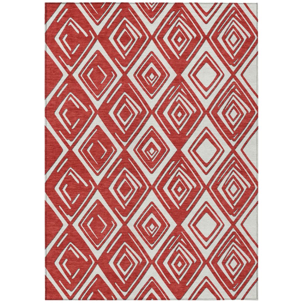 Dalyn Rugs ACN862 Machine Washable Indoor/Outdoor Chantille ACN862 Red 10