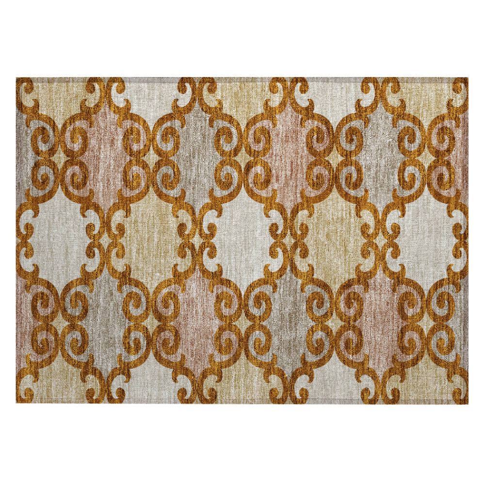 Dalyn Rugs ACN883 Machine Washable Indoor/Outdoor Chantille ACN883 Terracotta 1