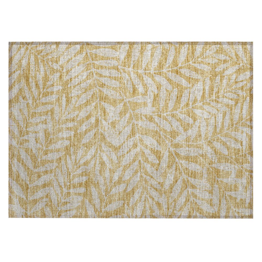 Dalyn Rugs ACN899 Machine Washable Indoor/Outdoor Chantille ACN899 Gold 1