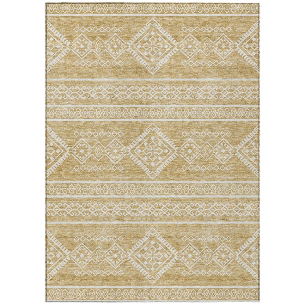 Dalyn Rugs ACN901 Machine Washable Indoor/Outdoor Chantille ACN901 Gold 10