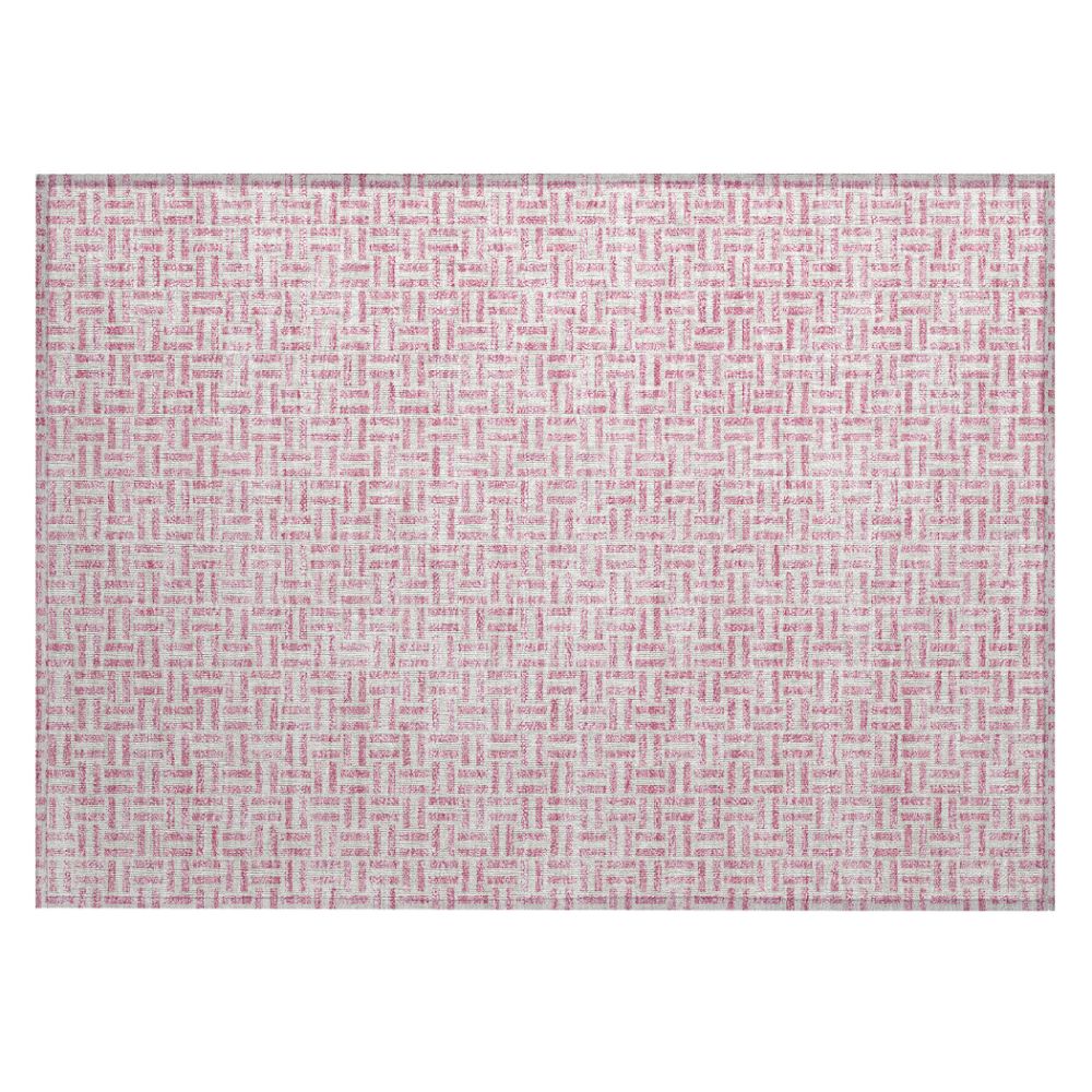 Dalyn Rugs ACN911 Machine Washable Indoor/Outdoor Chantille ACN911 Pink 1