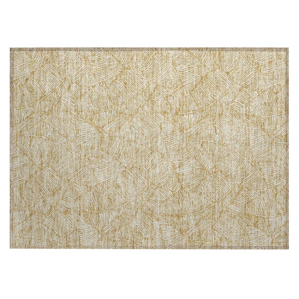 Dalyn Rugs ACN913 Machine Washable Indoor/Outdoor Chantille ACN913 Gold 1