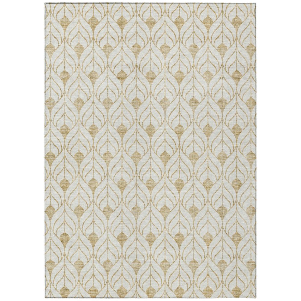 Dalyn Rugs ACN927 Machine Washable Indoor/Outdoor Chantille ACN927 Gold 10