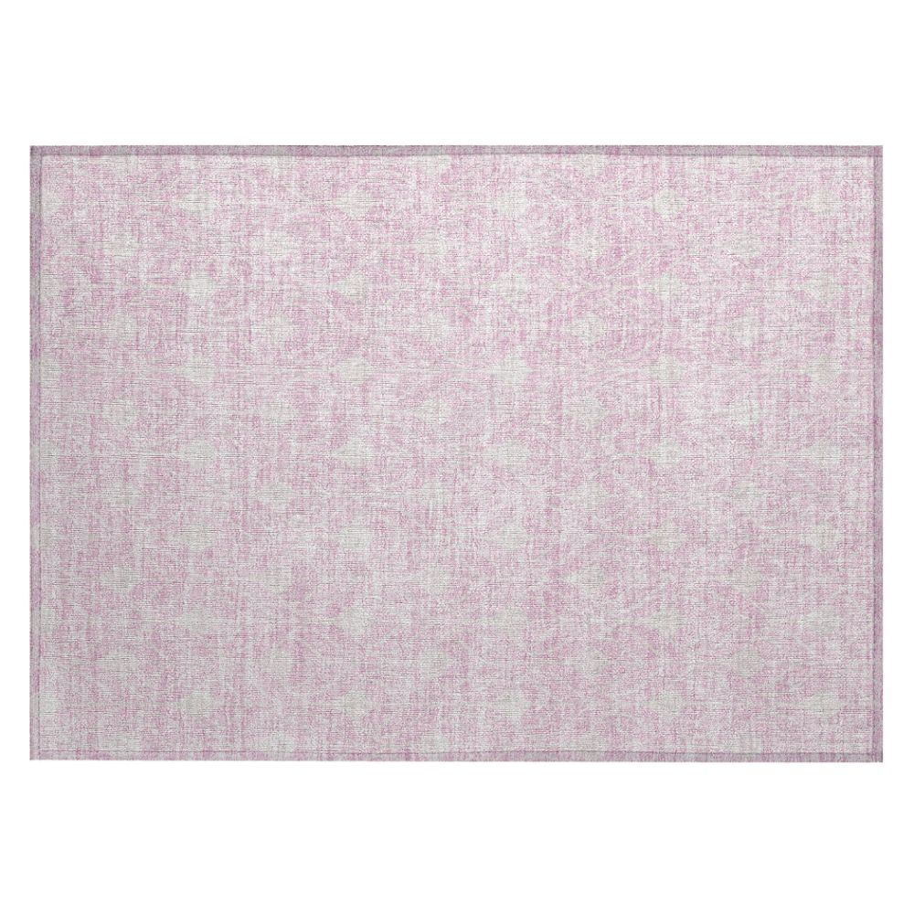 Dalyn Rugs ACN927 Machine Washable Indoor/Outdoor Chantille ACN927 Pink 1