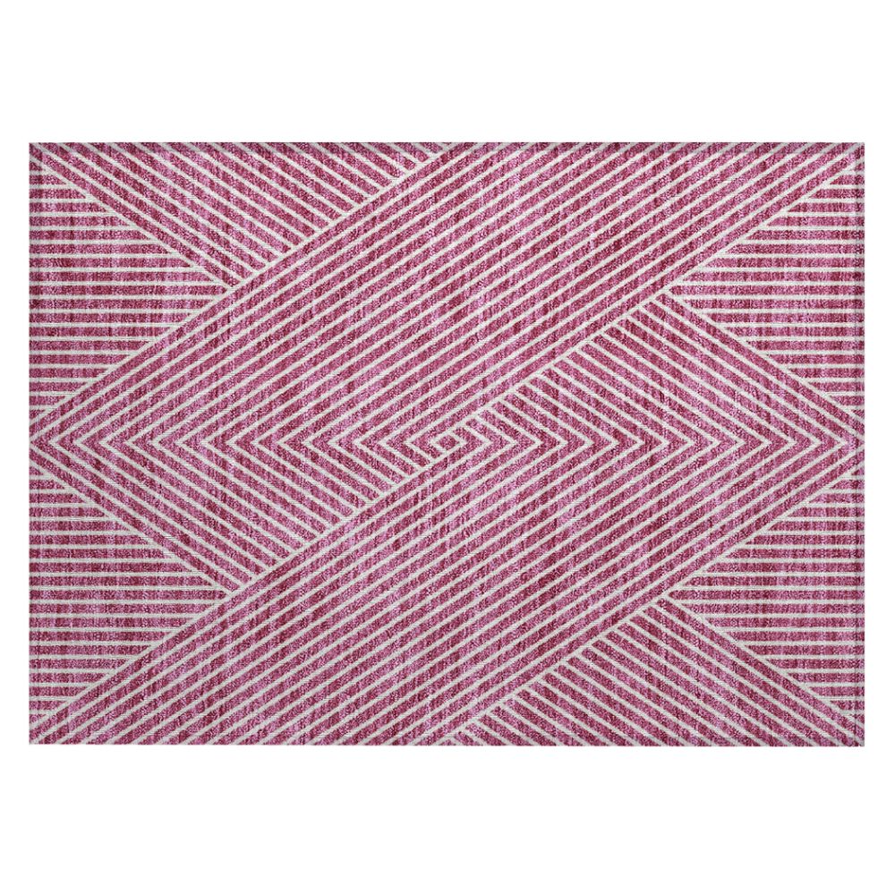 Dalyn Rugs ACN937 Machine Washable Indoor/Outdoor Chantille ACN937 Blush 1