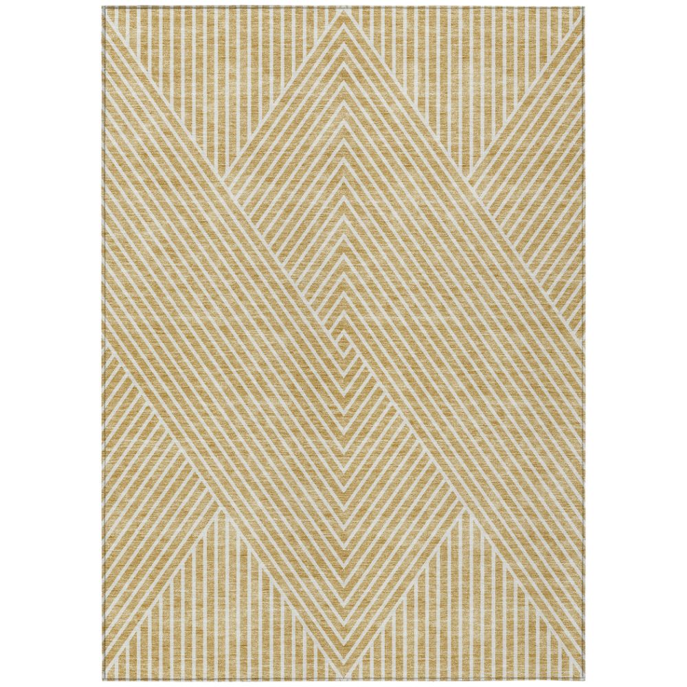 Dalyn Rugs ACN937 Machine Washable Indoor/Outdoor Chantille ACN937 Gold 10