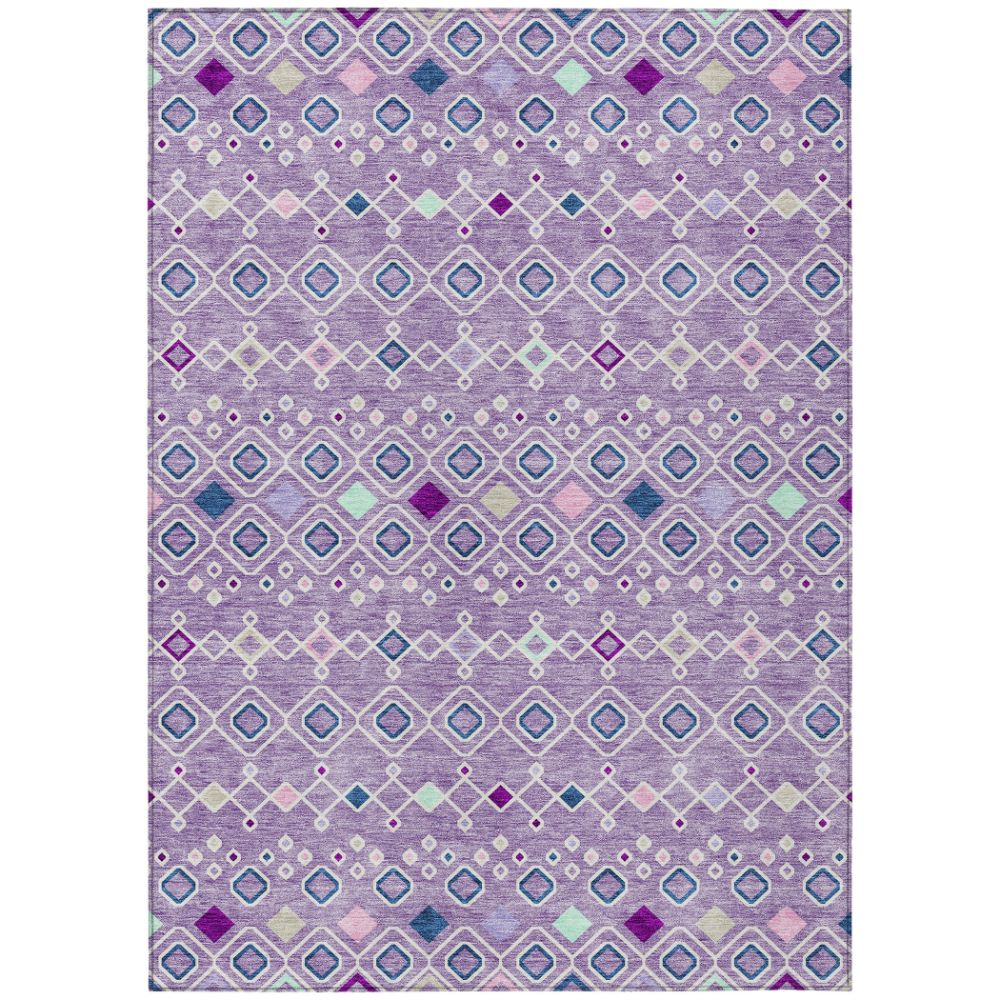 Dalyn Rugs ACN938 Machine Washable Indoor/Outdoor Chantille ACN938 Lavender 10