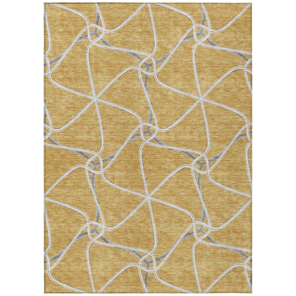 Dalyn Rugs ACN948 Machine Washable Indoor/Outdoor Chantille ACN948 Gold 10
