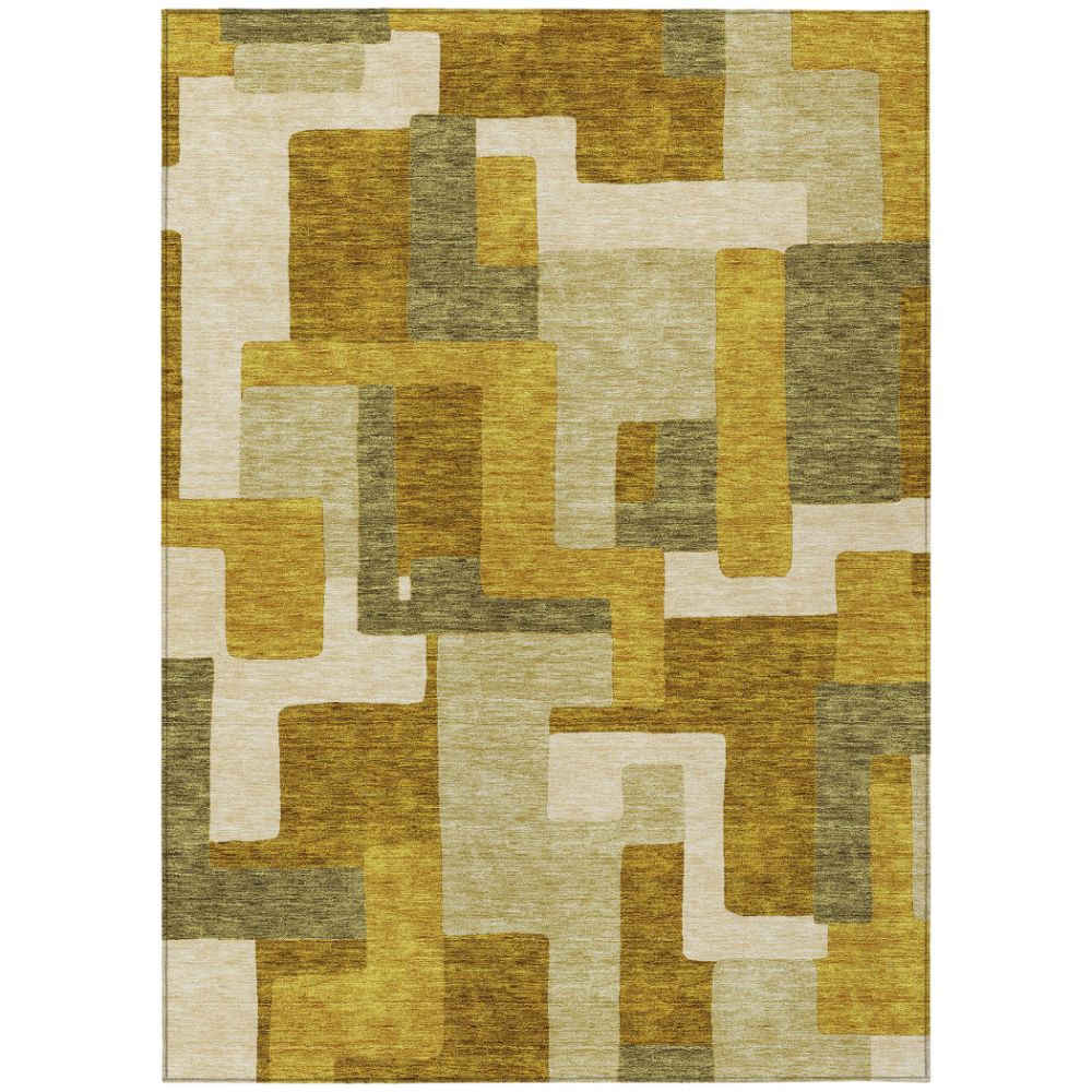Dalyn Rugs ACN955 Machine Washable Indoor/Outdoor Chantille ACN955 Wheat 10