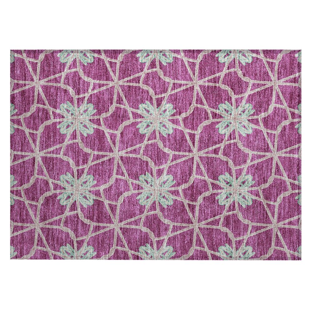 Dalyn Rugs ACN958 Machine Washable Indoor/Outdoor Chantille ACN958 Blush 1