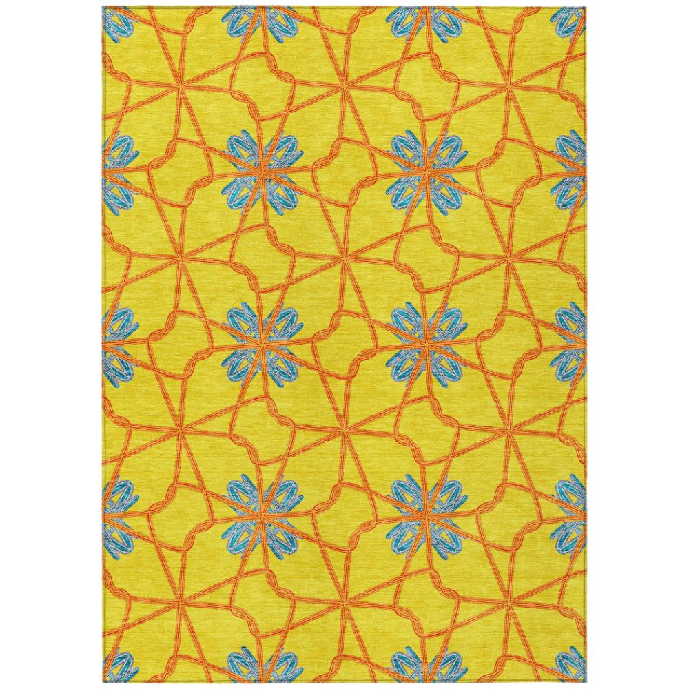 Dalyn Rugs ACN958 Machine Washable Indoor/Outdoor Chantille ACN958 Yellow 10