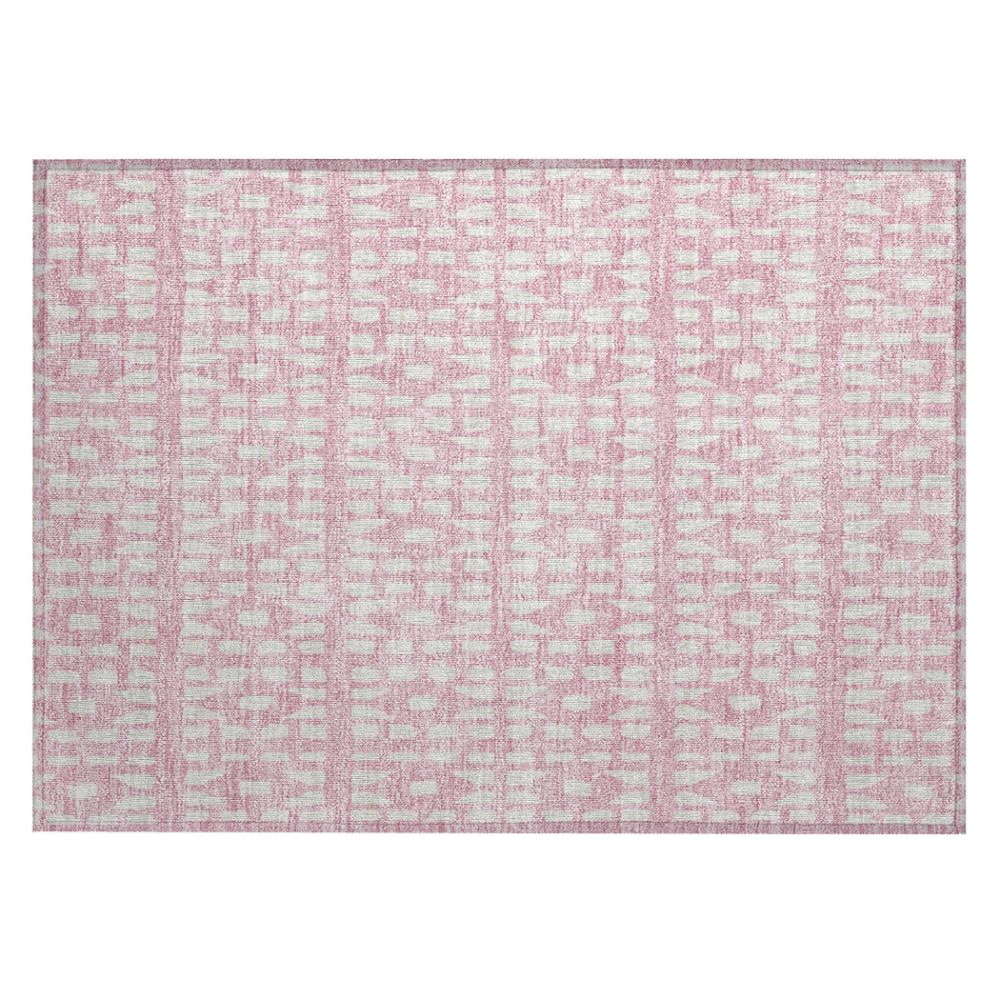 Dalyn Rugs ACN963 Machine Washable Indoor/Outdoor Chantille ACN963 Pink 1