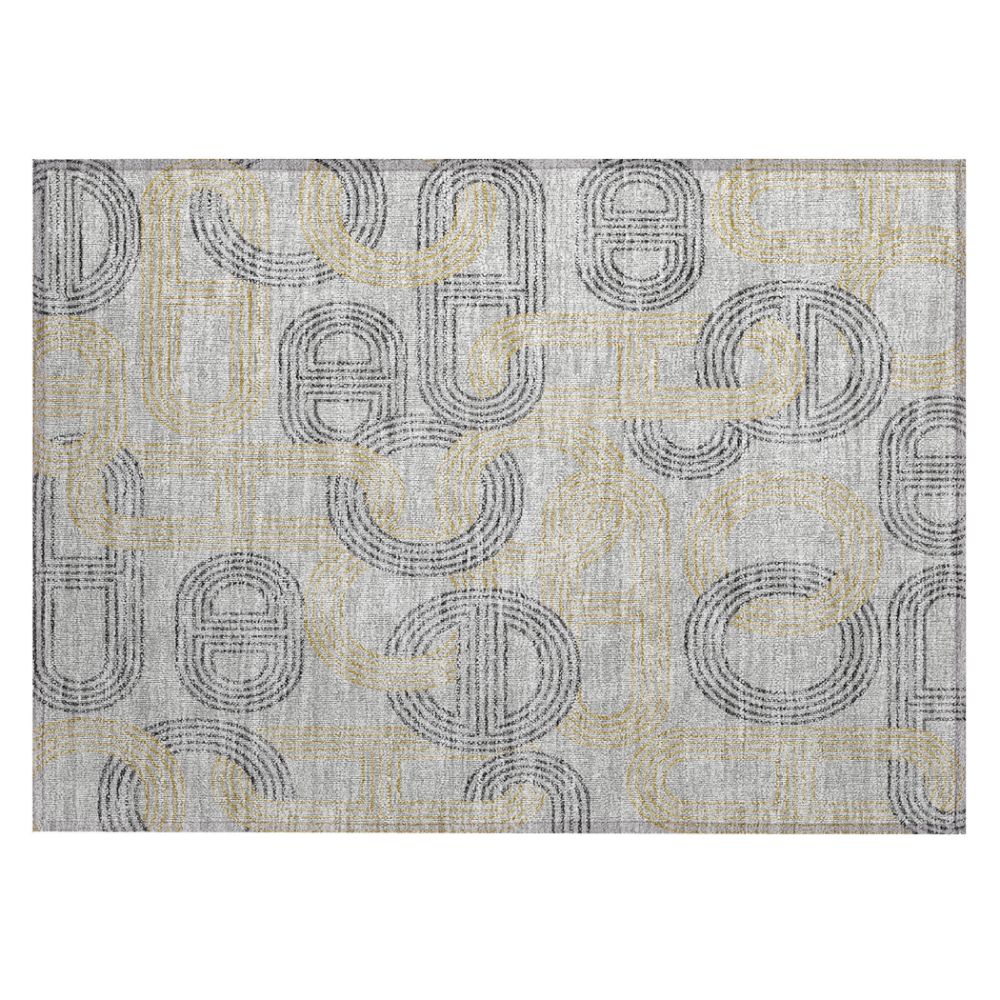Dalyn Rugs ACN967 Machine Washable Indoor/Outdoor Chantille ACN967 Gray 1