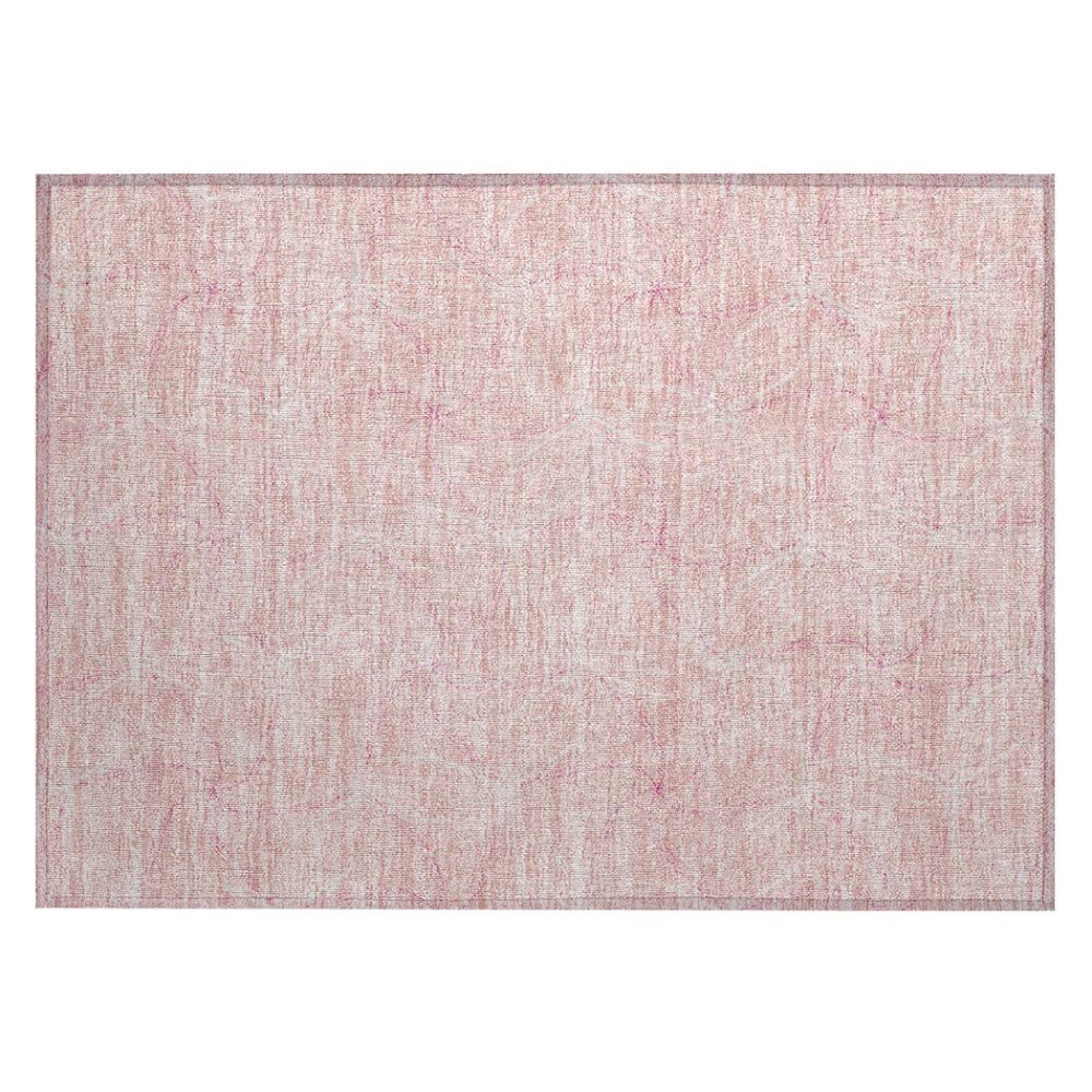 Dalyn Rugs ACN968 Machine Washable Indoor/Outdoor Chantille ACN968 Pink 1