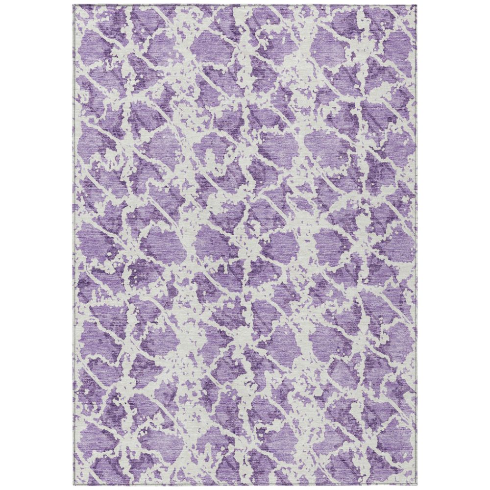 Dalyn Rugs ACN969 Machine Washable Indoor/Outdoor Chantille ACN969 Lilac 10