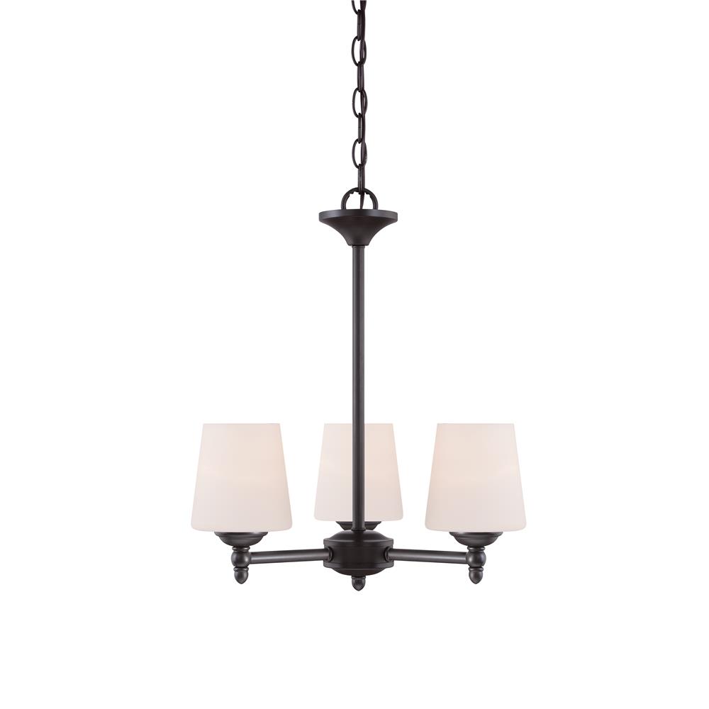 Designers Fountain 15006-3-34 Darcy 3 Light Chandelier in Oil Rubbed Bronze