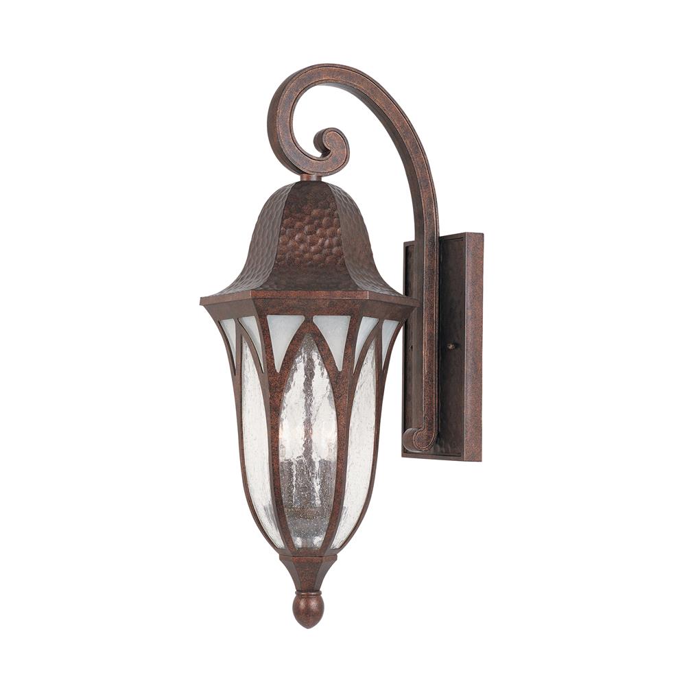 Designers Fountain 20621-BAC 9" Wall Lantern in Burnished Antique Copper