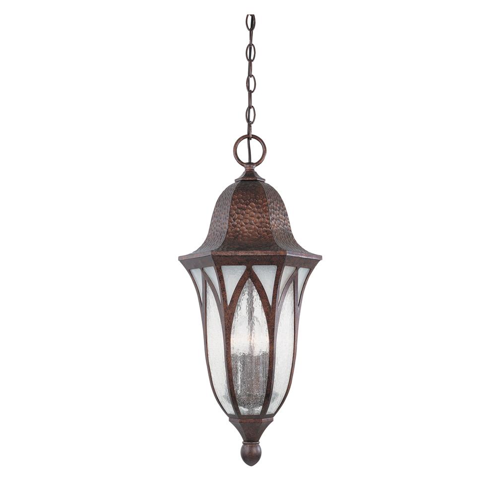 Designers Fountain 20634-BAC 11" Hanging Lantern in Burnished Antique Copper