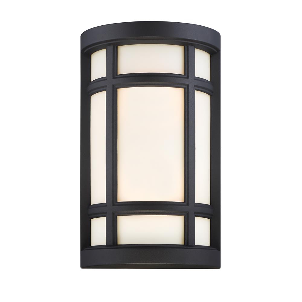 Designers Fountain 34121-BK Logan Square Wall Sconce in Black