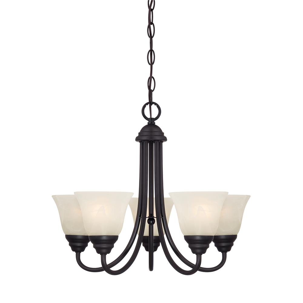 Designers Fountain 85185-ORB Kendall 5 Light Chandelier in Oil Rubbed Bronze