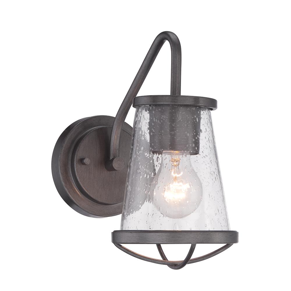 Designers Fountain 87001-WI Darby 1 Light Wall Sconce in Weathered Iron