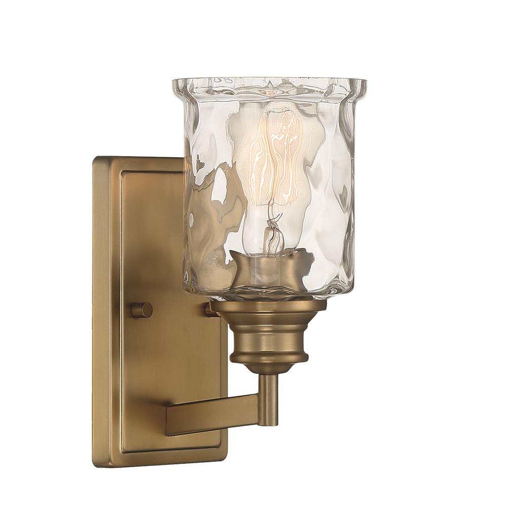 Designers Fountain 96301-BG Drake 1 Light Wall Sconce in Brushed Gold