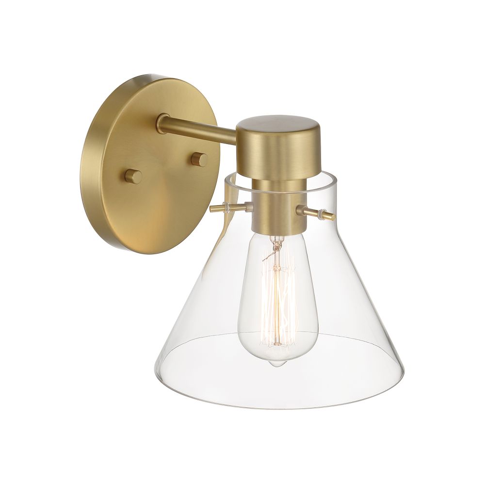 Designers Fountain D204M-1B-BG1 Light Wall Sconce Brushed Gold