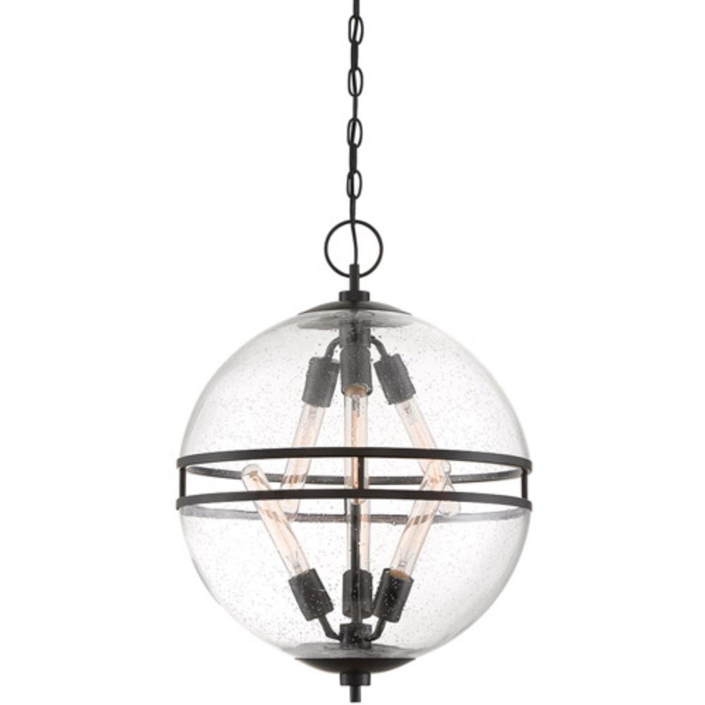 Designers Fountain D209M-14P-MB Hollywood Hills 3 Light Pendant in Matte Black