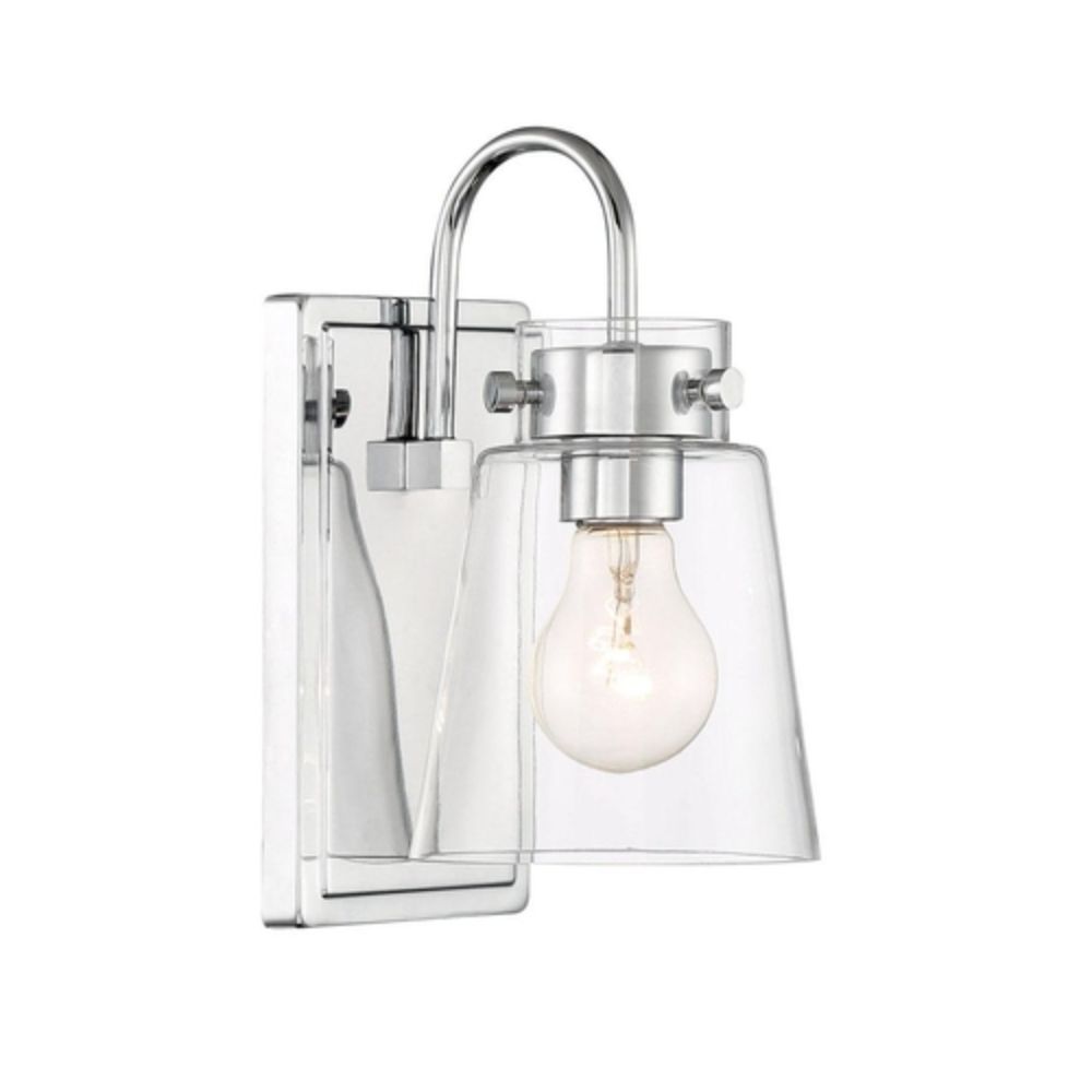 Designers Fountain D214M-1B-CH Inwood 1 Light Wall Sconce in Chrome
