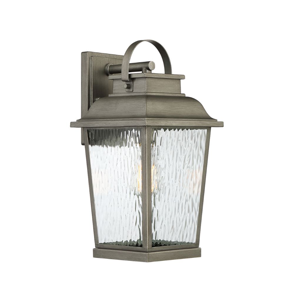 Designers Fountain D220M-9OW-WI Brinley 1 Light 9" Wall Lantern in Weathered Iron