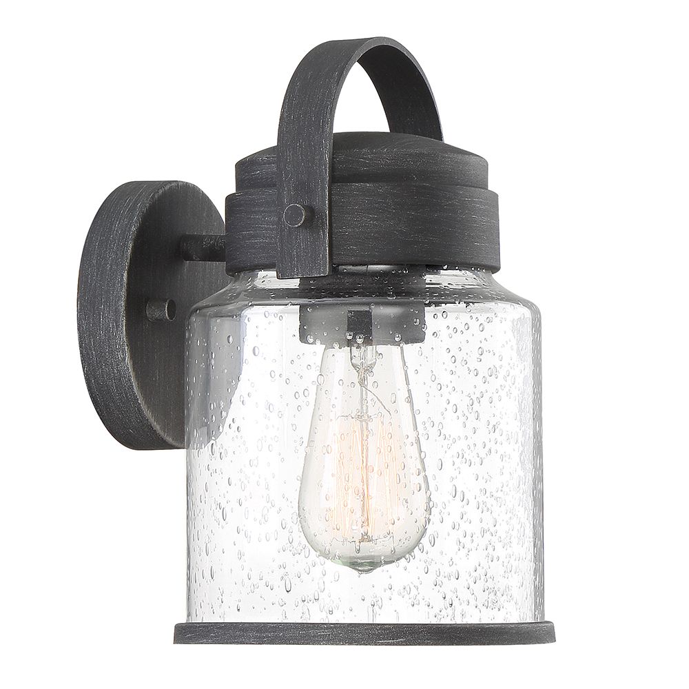 Designers Fountain D221M-6OW-WP Easton 1 Light 6" Wall Lantern in Weathered Pewter