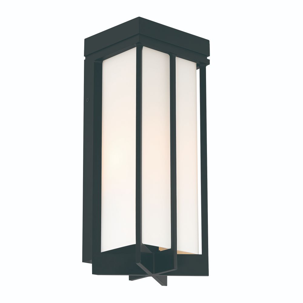 Designers Fountain D248L-5OW-MB Eads LED Wall Lantern in Matte Black