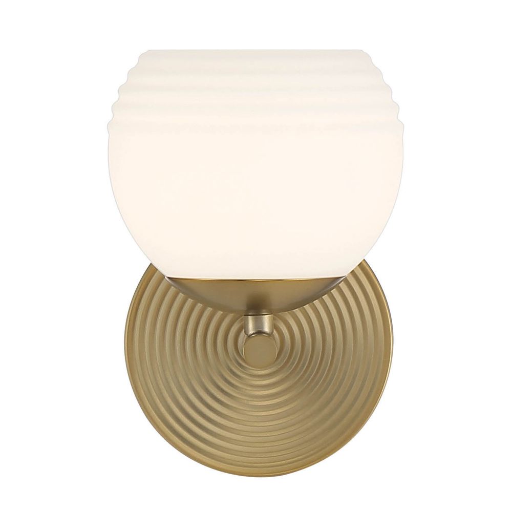Designers Fountain D251H-WS-BG Moon Breeze 1 Light Wall Sconce in Brushed Gold 