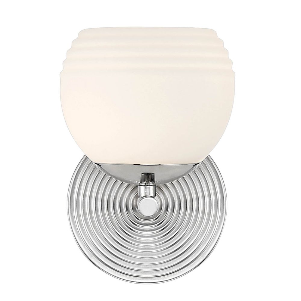 Designers Fountain D251H-WS-PN Moon Breeze 1 Light Wall Sconce in Polished Nickel 