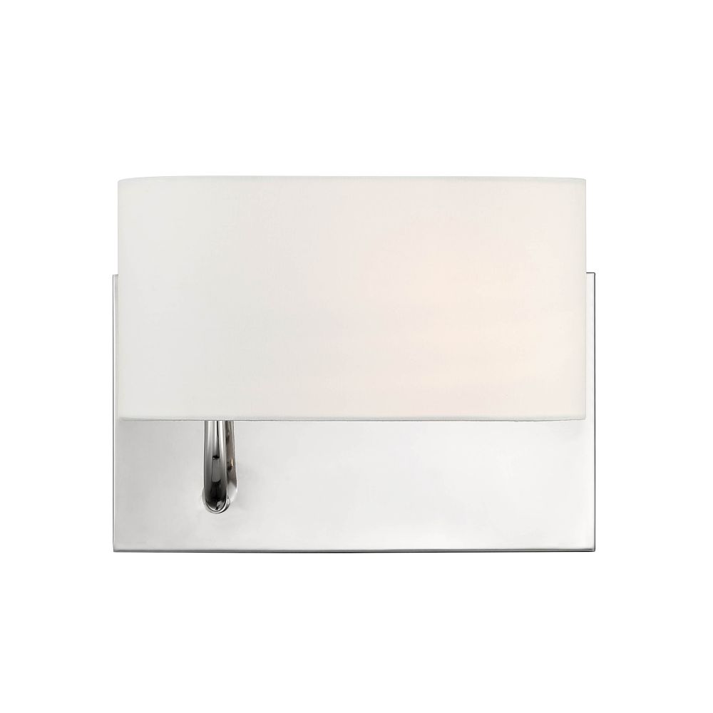 Designers Fountain D253M-WS-PN Midtown 1 Light Wall Sconce in Polished Nickel 