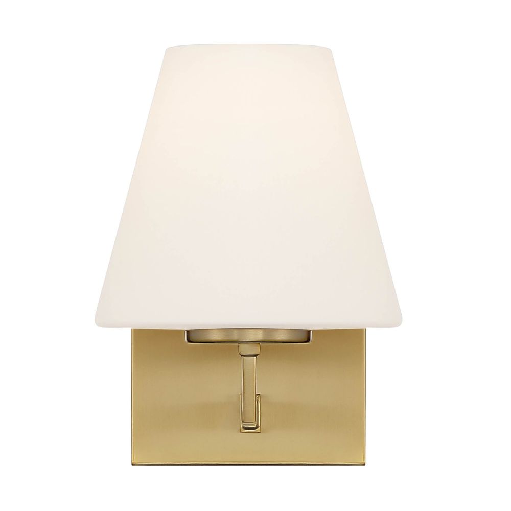 Designers Fountain D255M-WS-BG Palmyra 1 Light Wall Sconce in Brushed Gold 