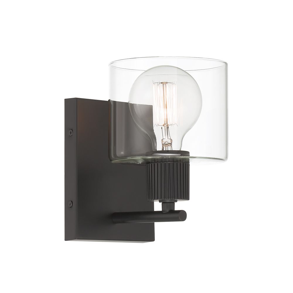 Designers Fountain D285M-WS-MB1 Light Wall Sconce Matte Black