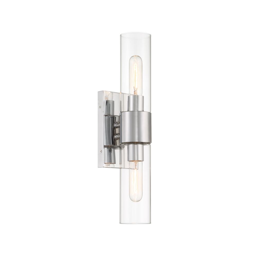 Designers Fountain D286M-2WS-CH2 Light Wall Sconce Chrome