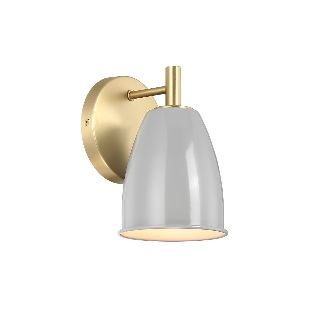 Designers Fountain D287M-WS-BG1 Light Wall Sconce Brushed Gold
