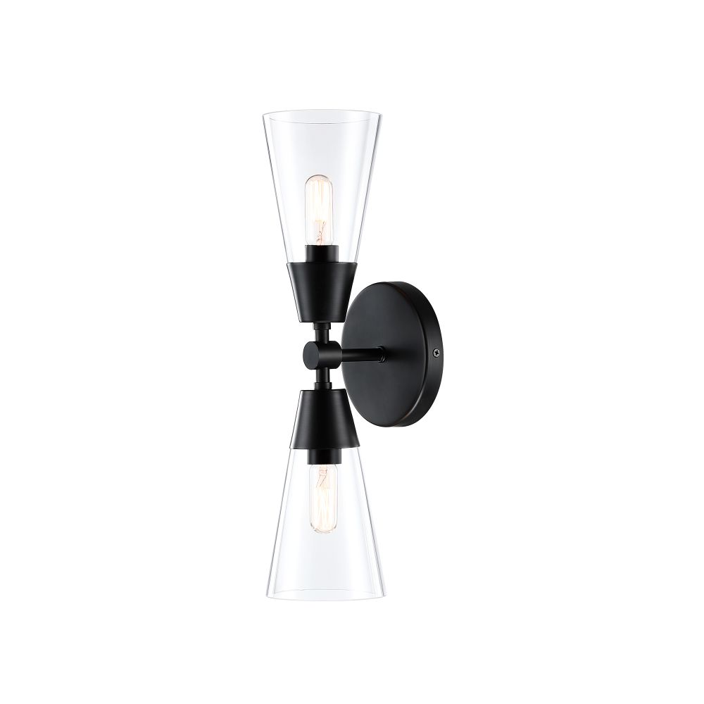 Designers Fountain D290C-2WS-MB2 Light Wall Sconce Matte Black