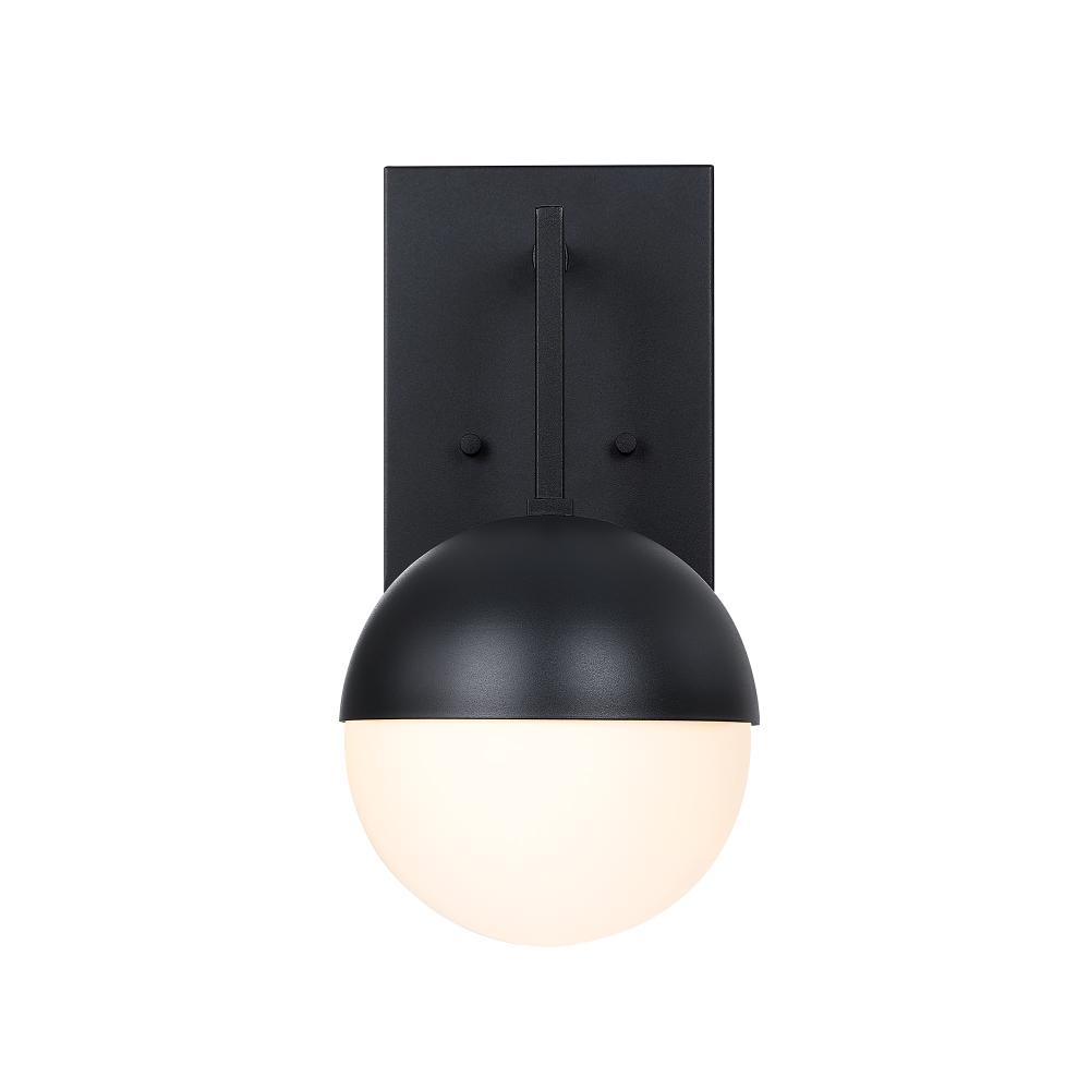 Designers Fountain D319M-14EW-BK Pineview Black Outdoor Hardwired Wall Sconce