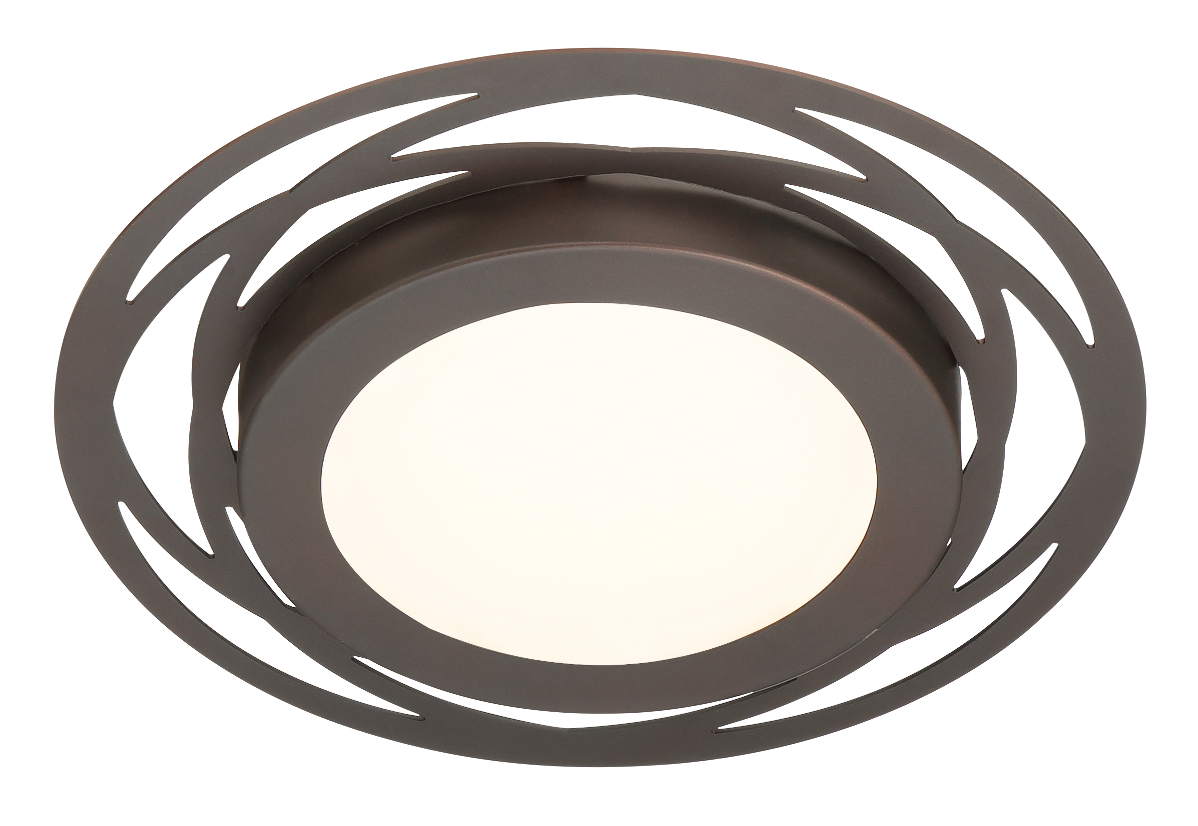 Designers Fountain Deco Edge LED1277-SB Decorative LED Edge-Lit Flushmounts  