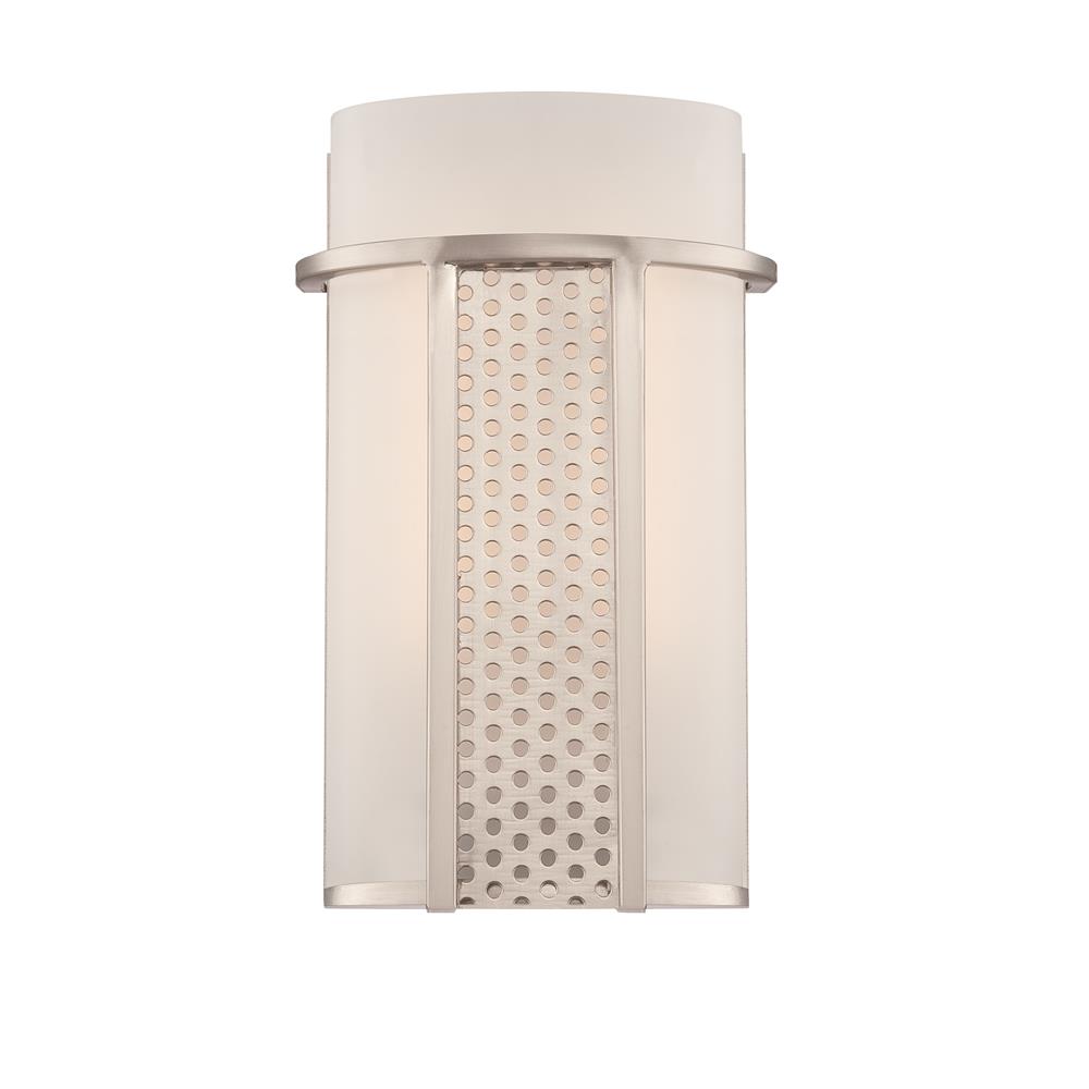 Designers Fountain LED6051A-SP Lucern LED Wall Sconce in Satin Platinum
