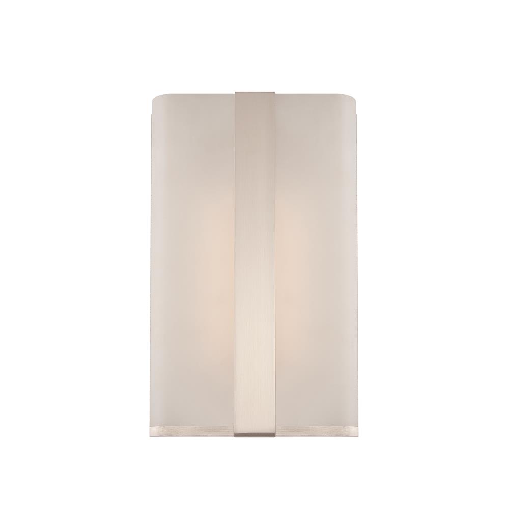 Designers Fountain LED6070-SP LED Wall Sconce in Satin Platinum