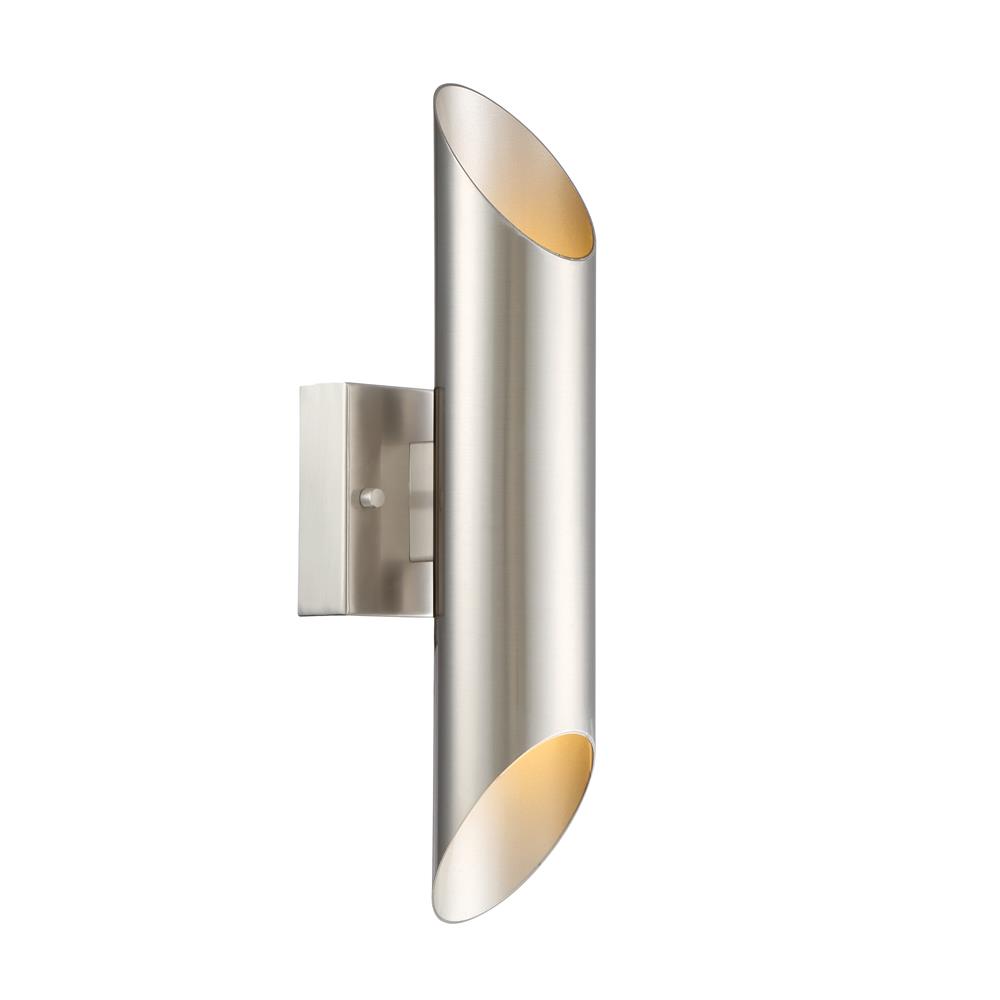 Designers Fountain LED6092-SP Skyler Up and Down light Wall Sconce  in Satin Platinum
