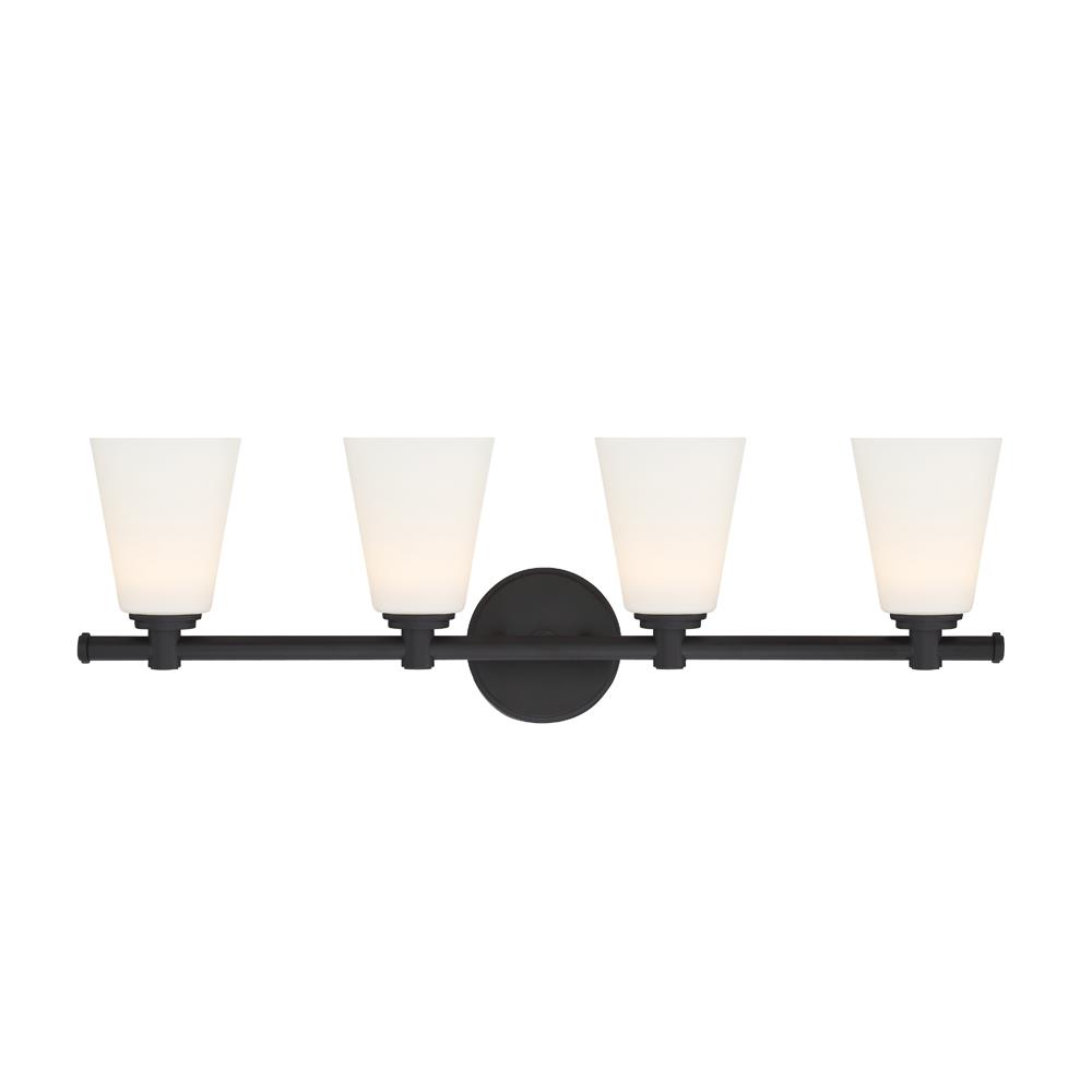 Designers Fountain LED6894-ORB Parker 4 light Vanity  in Oil Rubbed Bronze