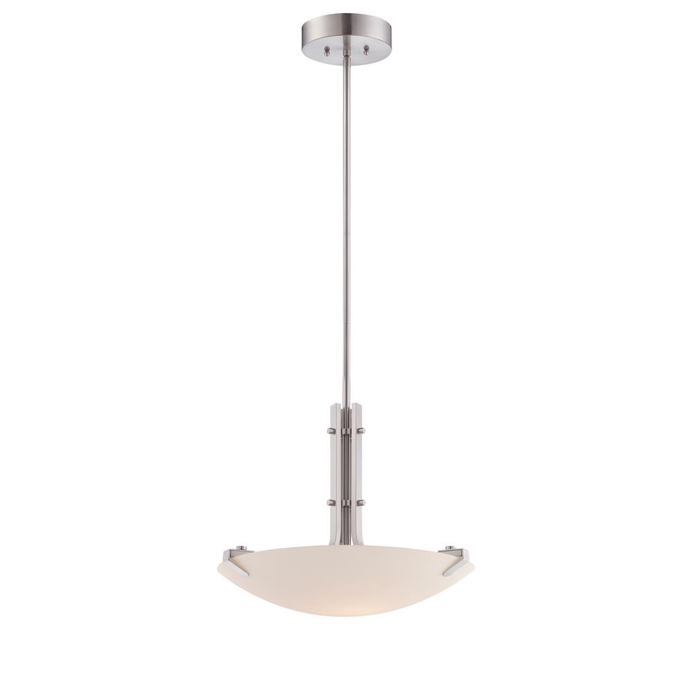 Designers Fountain LED85831-SP Archer LED 16" Inverted Pendant in Satin Platinum
