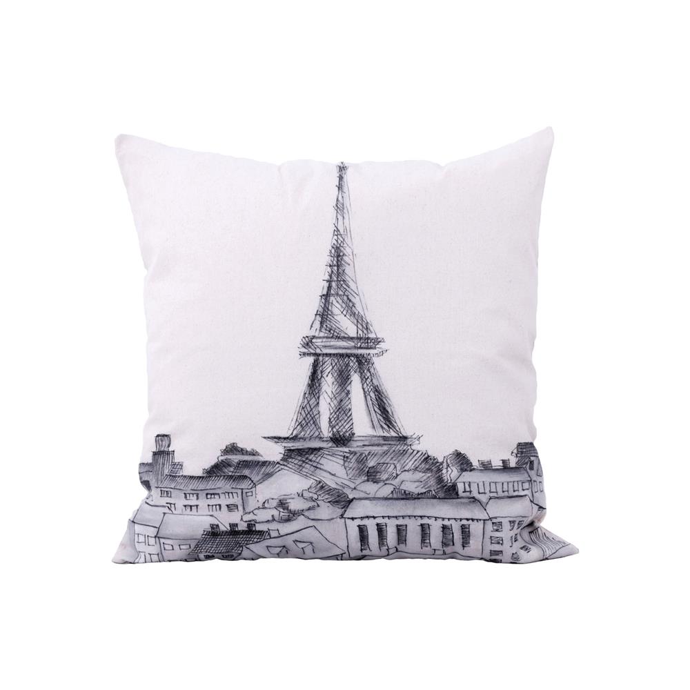 ELK Home 7011-1308C Parisian Cityscape Pillow Cover Only
