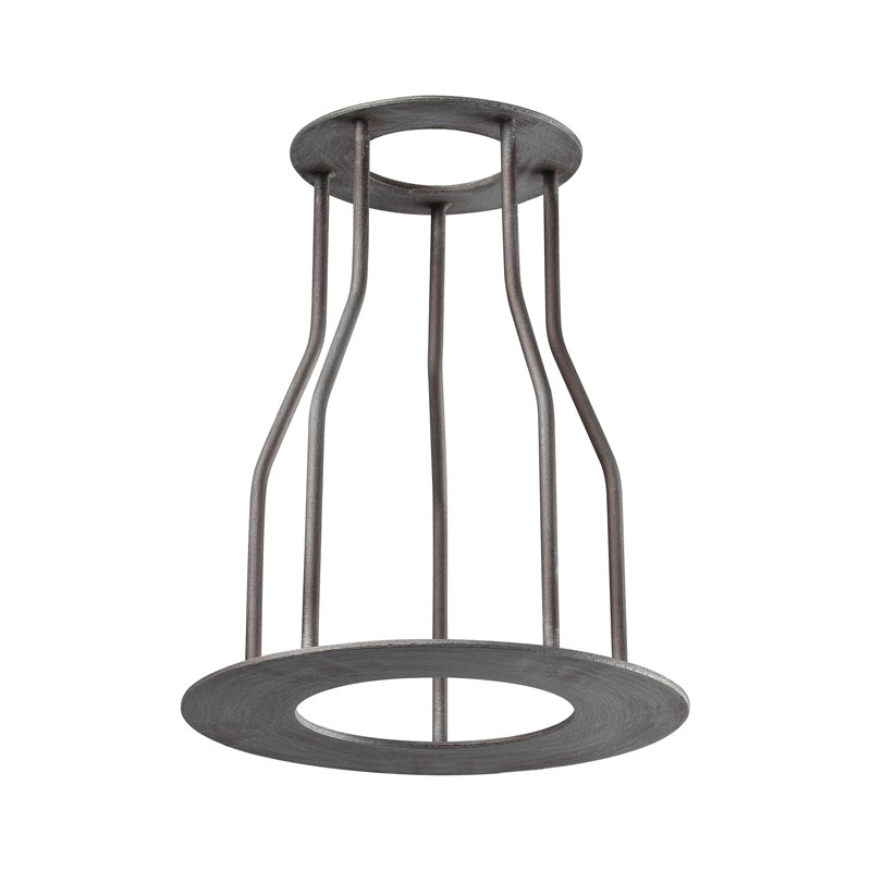 ELK Lighting 1029 Cast Iron Pipe Optional Cage Shade